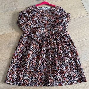 H&m Floral Long Sleeve Dress size 6-8Y